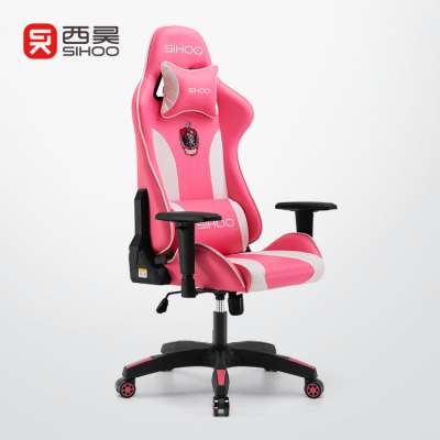 Foshan Factory Direct High Back PC Racing Style Gaming Chair with Pillow and Headrest